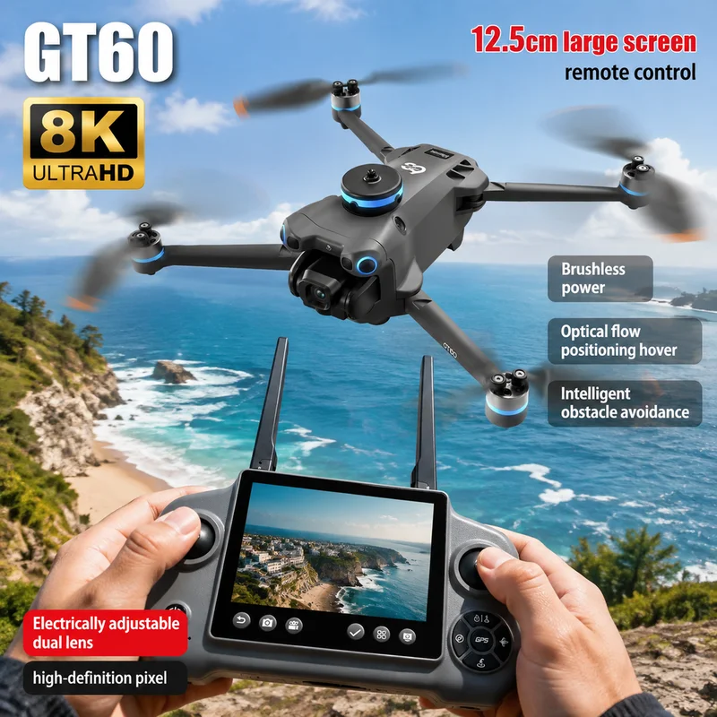 Drone Camera Night Vision - NEW GT60 Mini Drone Dual Cameras