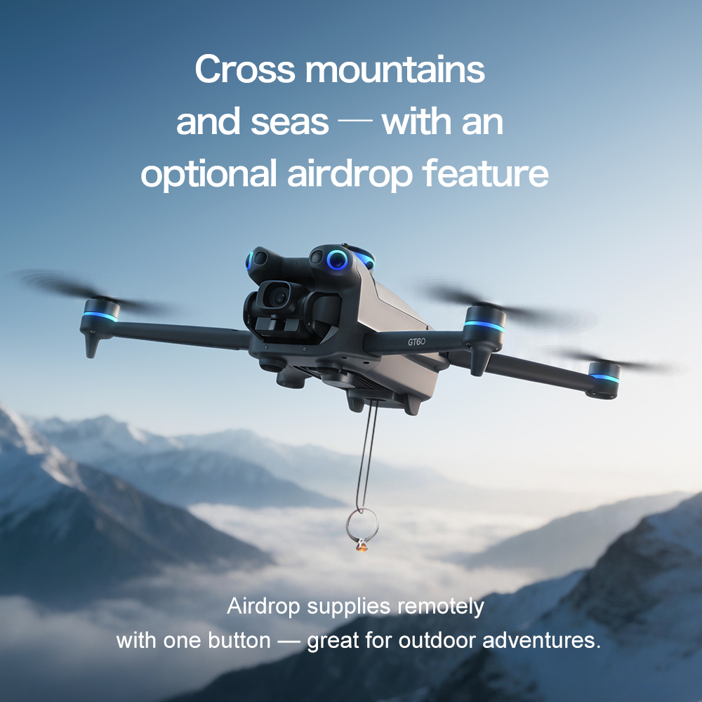NEW GT60 Mini Drone Dual Camer - Drone Camera Night Vision 评论和价格