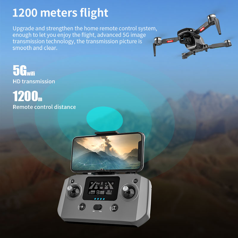 L106 Pro 3 Drone 5G WIFI FPV F - Drone Camera Professional 评论和价格