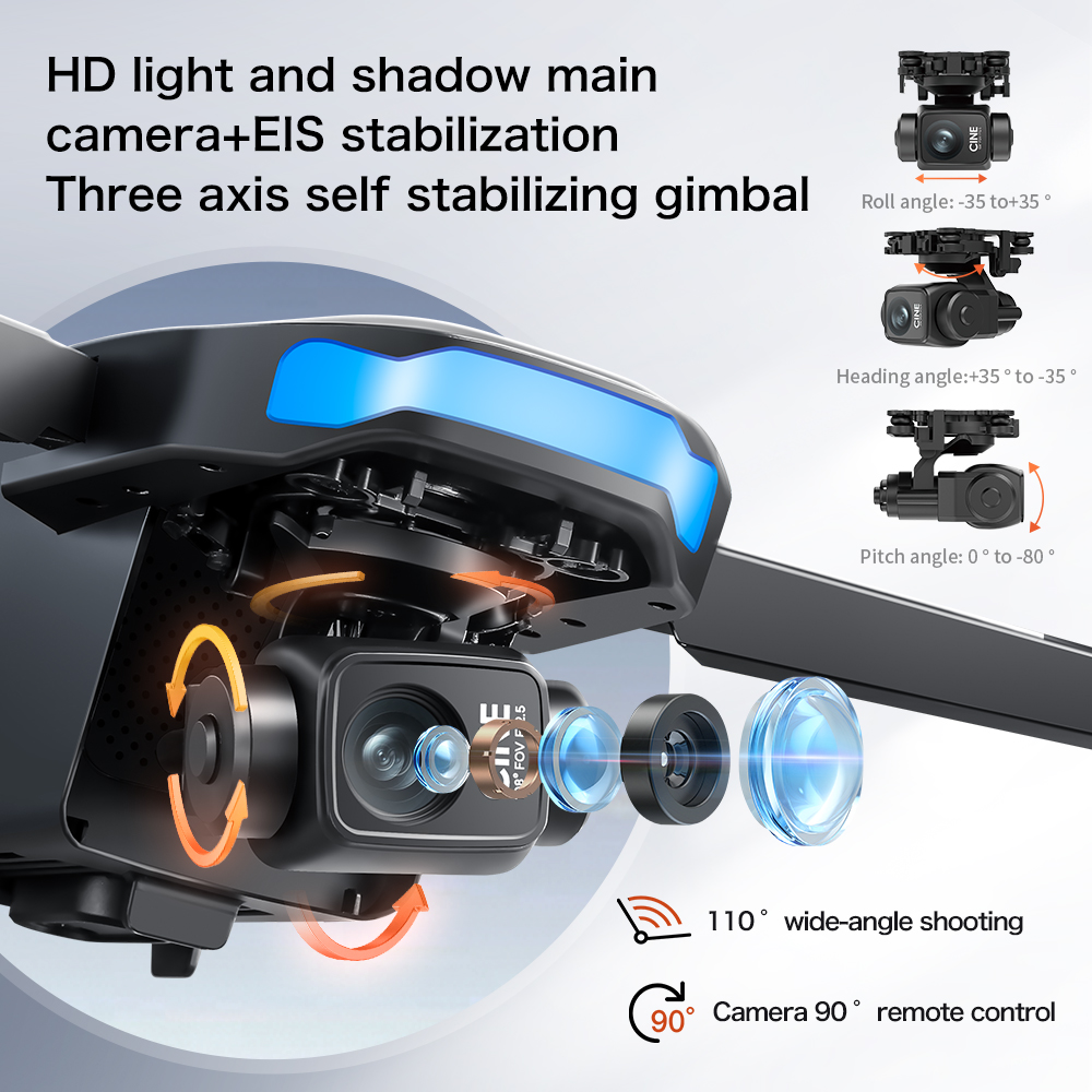 New S-X1 MAX Drone GPS 8K Prof - Drone Camera Mount 评论和价格
