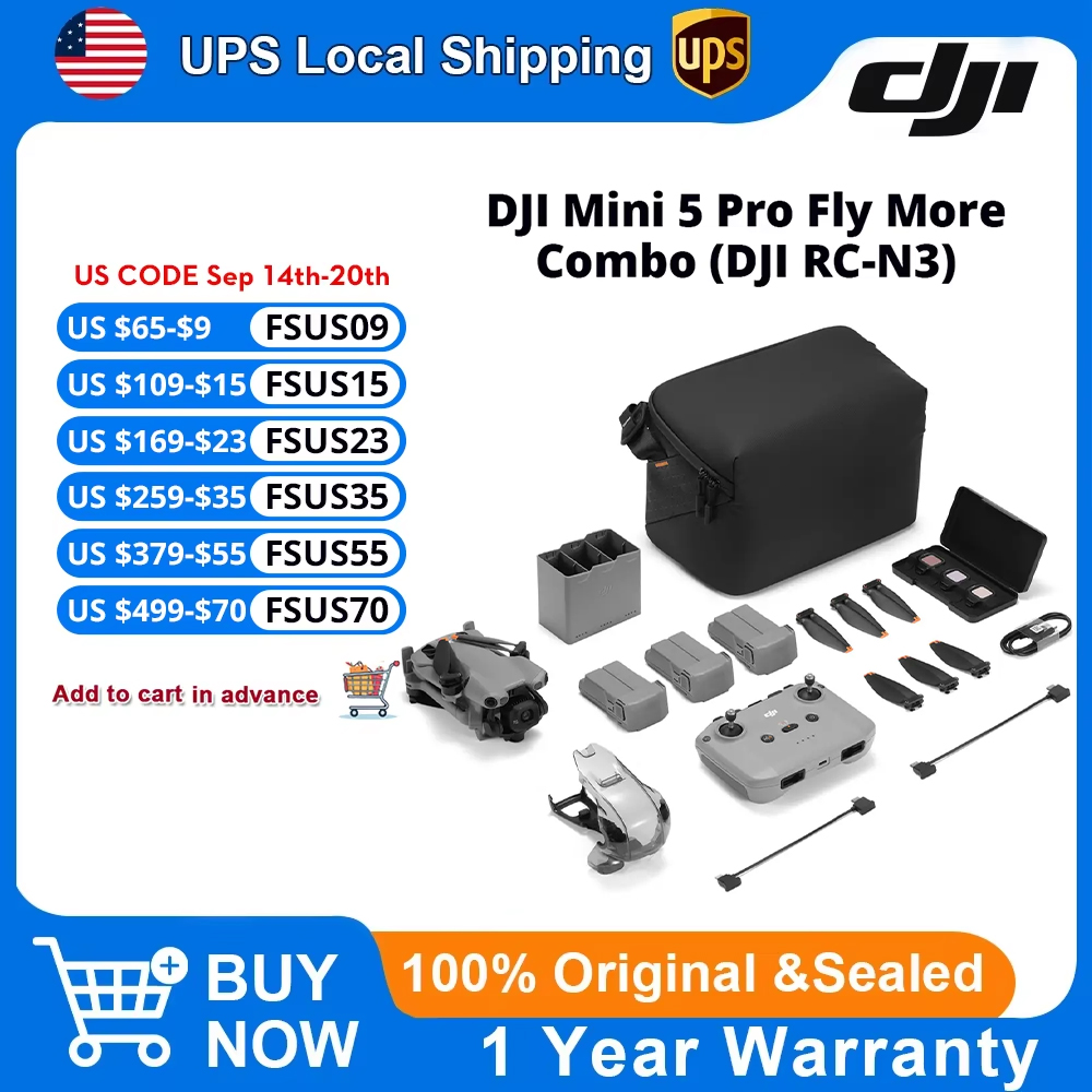 DJI Mini 5 Pro Fly More Combo  - Drone Camera Vlog 评论和价格